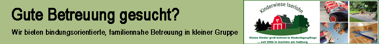U3 Betreuung Kinderwiese Iserlohn