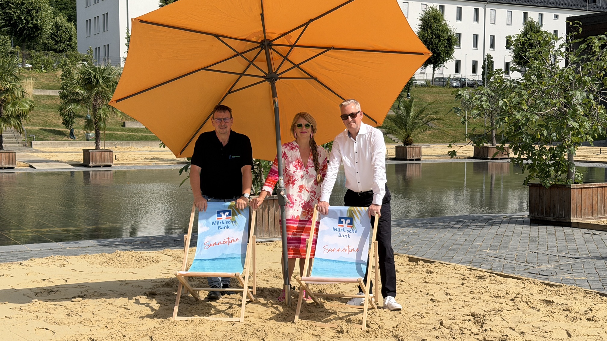 Alles außer Meer - Märkische Bank StrandGarten: Der größte Sandkasten des Sauerlandes.