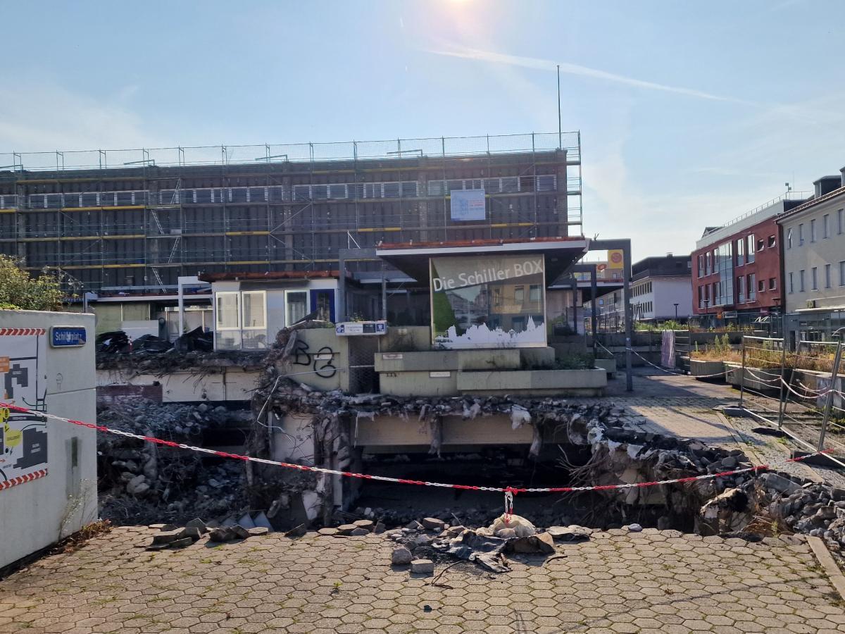 Abriss Karstadt / Schillerplatz