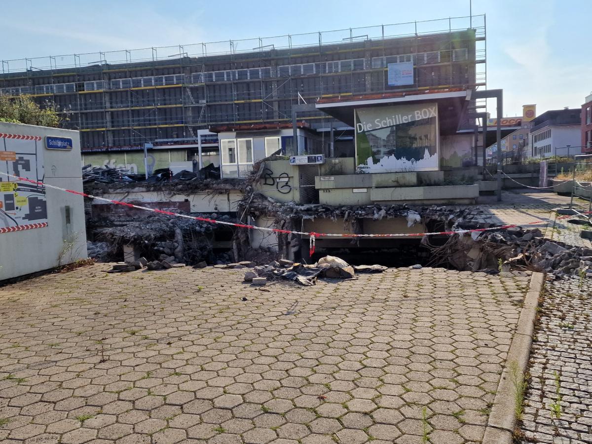 Abriss Karstadt / Schillerplatz