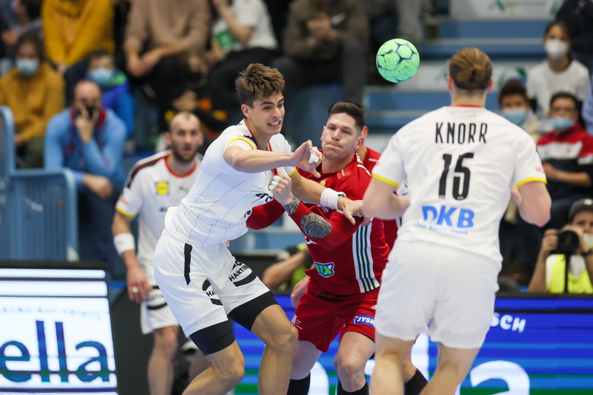 Deutschland vs. Ungarn, Testspiel, Laenderspiel, Handball, 19.03.2022
