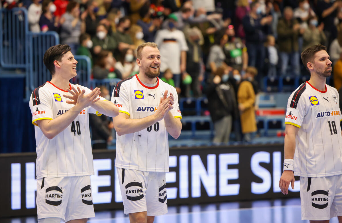 Deutschland vs. Ungarn, Testspiel, Laenderspiel, Handball, 19.03.2022