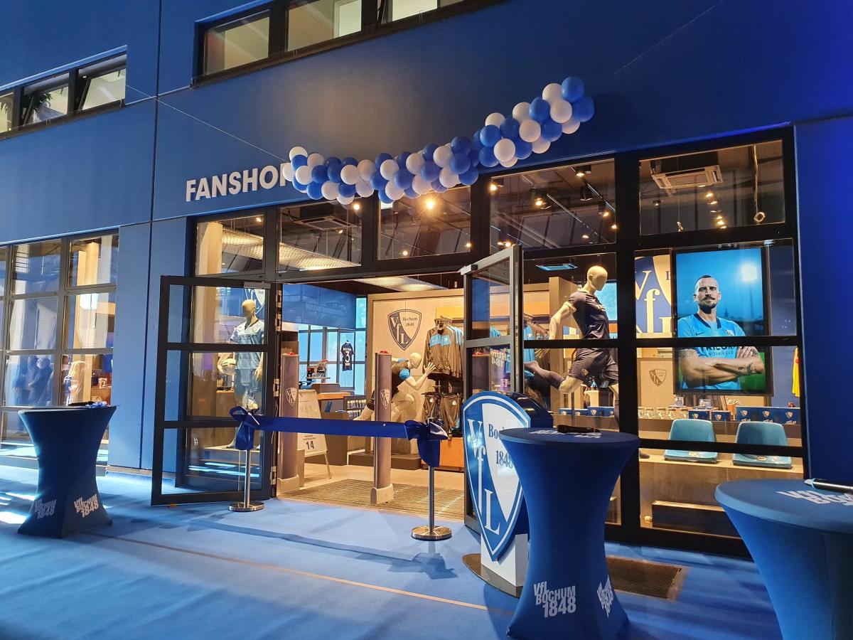 VFL Bochum Eröffnung des neuen Fanshop