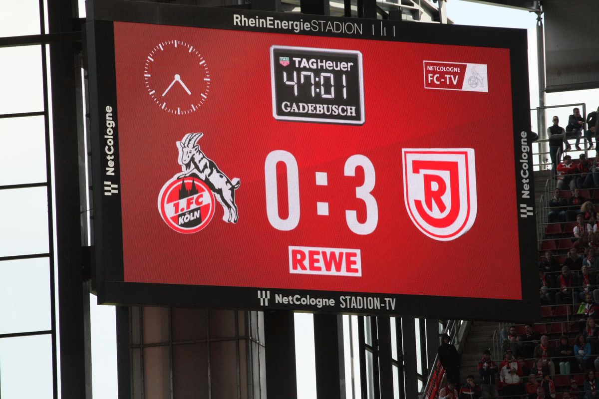 Bundesliga 33. Spieltag: 1. FC Köln - SSV Jahn Regensburg