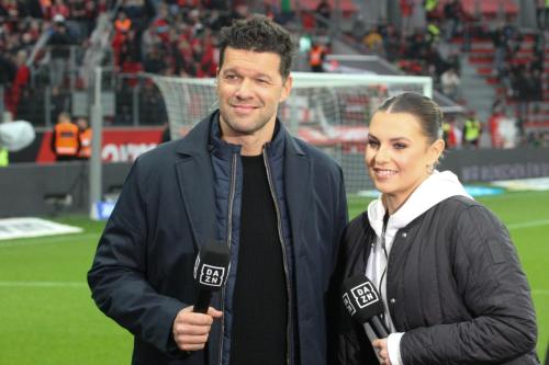 Michael Ballack und Laura Wontorra - © Sportfoto-Sale (MK)