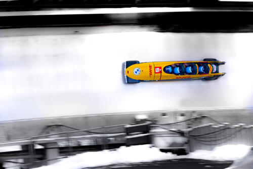 BMW IBSF Weltcup Vierer-Bob in Winterberg (11.12.2021)