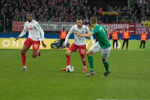 Bundesliga 17. Spieltag: 1. FC Köln -  Werder Bremen