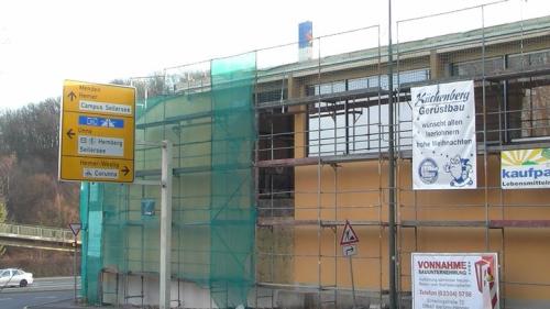 Abriss Baedeker Platz, VW Röttger an der Mendener Straße