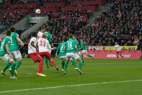 Bundesliga 17. Spieltag: 1. FC Köln -  Werder Bremen