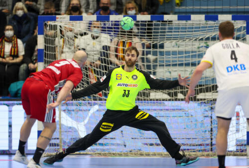 Deutschland vs. Ungarn, Testspiel, Laenderspiel, Handball, 19.03.2022