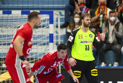 Deutschland vs. Ungarn, Testspiel, Laenderspiel, Handball, 19.03.2022