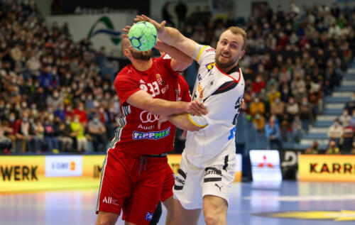 Deutschland vs. Ungarn, Testspiel, Laenderspiel, Handball, 19.03.2022