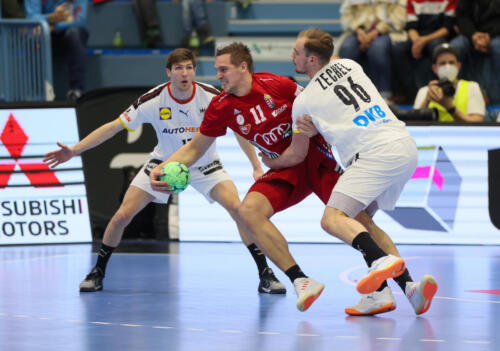 Deutschland vs. Ungarn, Testspiel, Laenderspiel, Handball, 19.03.2022
