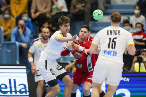 Deutschland vs. Ungarn, Testspiel, Laenderspiel, Handball, 19.03.2022