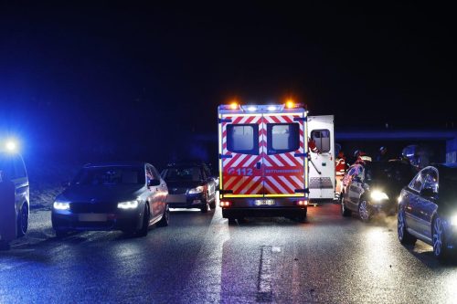 Glatteis-Unf&auml;lle auf der A46 (12.01.2026)